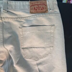 SWITCH New York & Co Premium Denim Jeans Mens 40x32 Beige Straight Leg